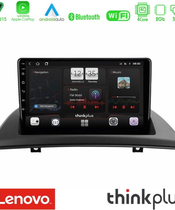 Kimpiris - Lenovo Thinkplus Series 4Core Android15 2+32GB  BMW E83 Navigation Multimedia Tablet 9" Με Carplay & Android Auto