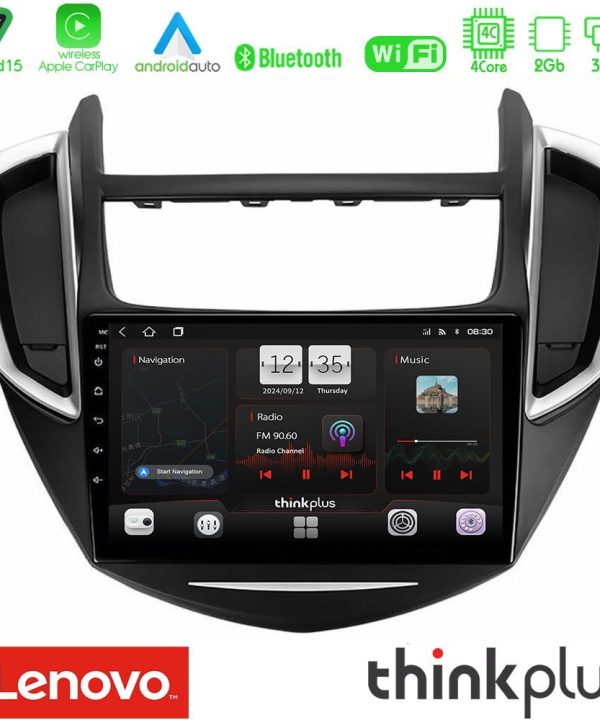 Kimpiris - Lenovo Thinkplus Series 4Core Android15 2+32GB  Chevrolet Trax 2013-2020 Navigation Multimedia Tablet 9" Με Carplay & Android Auto
