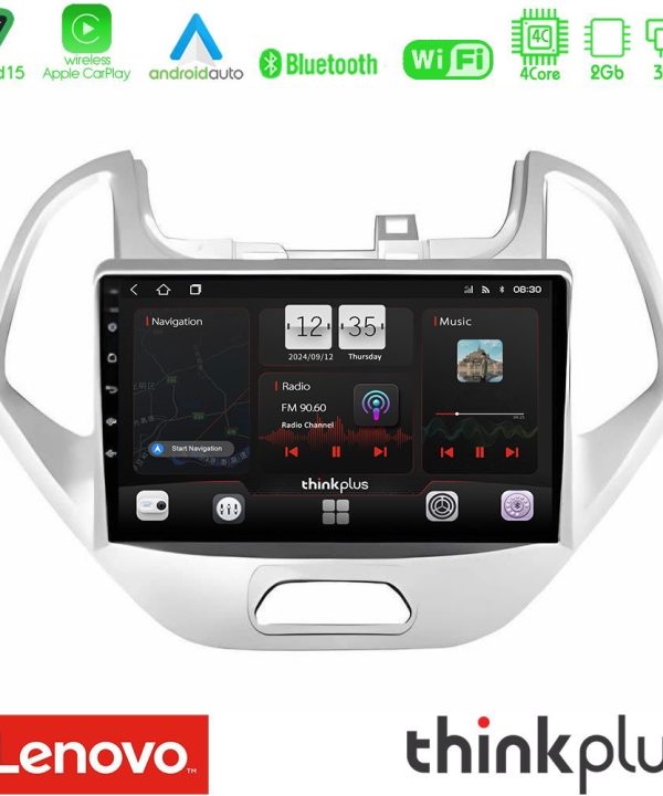Kimpiris - Lenovo Thinkplus Series 4Core Android15 2+32GB Ford KA 2016-2020 Navigation Multimedia Tablet 9" Με Carplay & Android Auto