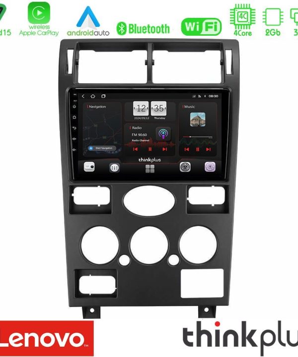 Kimpiris - Lenovo Thinkplus Series 4Core Android15 2+32GB  Ford Mondeo 2001-2004 Navigation Multimedia Tablet 9" Με Carplay & Android Auto