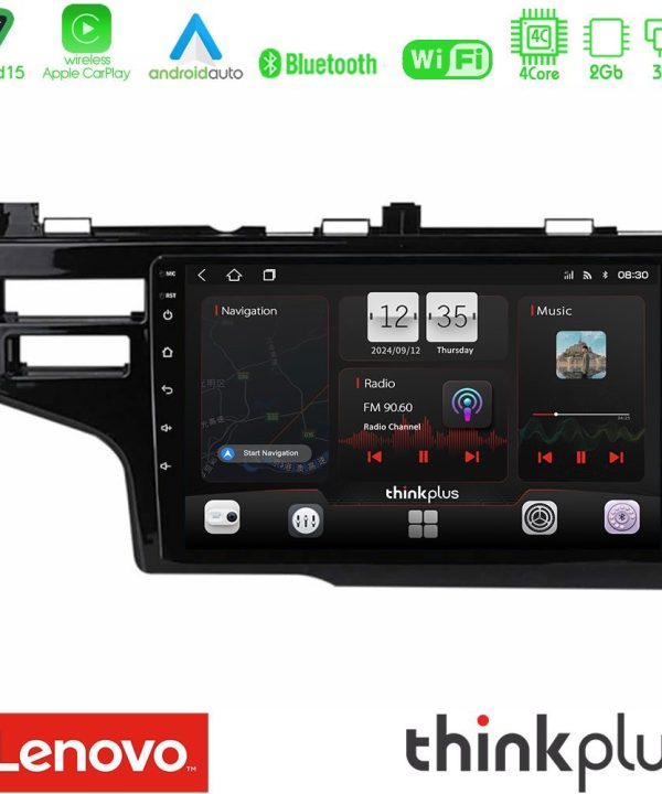 Kimpiris - Lenovo Thinkplus Series 4Core Android15 2+32GB  Honda Jazz 2013-2020 Navigation Multimedia Tablet 9" Με Carplay & Android Auto