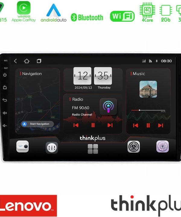 Kimpiris - Lenovo Thinkplus Series 4Core Android15 2+32GB  Kia Sportage 2005-2008 Navigation Multimedia Tablet 9" Με Carplay & Android Auto Με Carplay & Android Auto