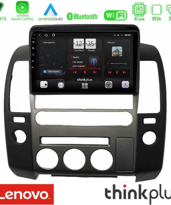 Kimpiris - Lenovo Thinkplus Series 4Core Android15 2+32GB   Nissan Navara D40 2006-2012 (με εργ.οθόνη) Navigation Multimedia Tablet 9" Με Carplay & Android Auto