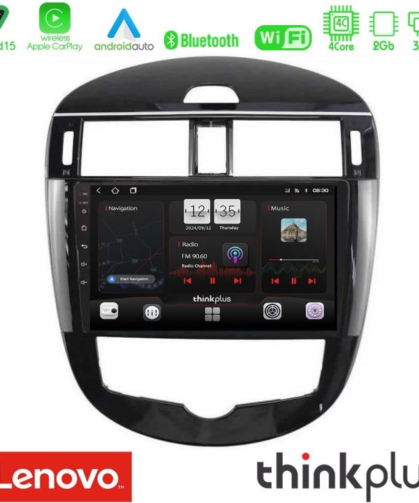 Kimpiris - Lenovo Thinkplus Series 4Core Android15 2+32GB  Nissan Pulsar 2015-2018 Navigation Multimedia Tablet 9" Με Carplay & Android Auto