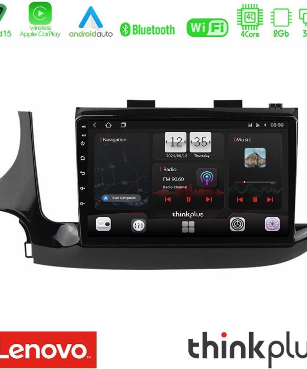 Kimpiris - Lenovo Thinkplus Series 4Core Android15 2+32GB  Opel Mokka 2016-2020 Navigation Multimedia Tablet 9" Με Carplay & Android Auto