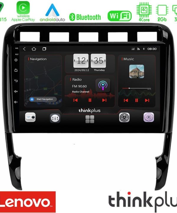 Kimpiris - Lenovo Thinkplus Series 4Core Android15 2+32GB  Porsche Cayenne 2003-2010 Navigation Multimedia Tablet 9" Με Carplay & Android Auto