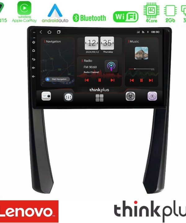 Kimpiris - Lenovo Thinkplus Series 4Core Android15 2+32GB  Porsche 911/Cayman/Boxster Navigation Multimedia Tablet 9" Με Carplay & Android Auto
