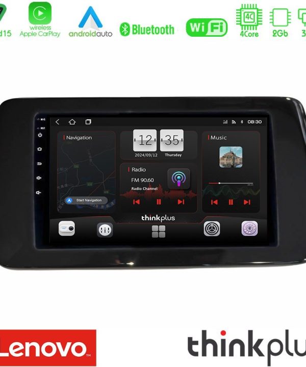 Kimpiris - Lenovo Thinkplus Series 4Core Android15 2+32GB  Suzuki Swift 2024-> Navigation Multimedia Tablet 9" Με Carplay & Android Auto