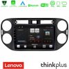 Kimpiris - Lenovo Thinkplus Series 4Core Android15 2+32GB  VW Tiguan Navigation Multimedia Tablet 9" (23mm alarm button) Με Carplay & Android Auto