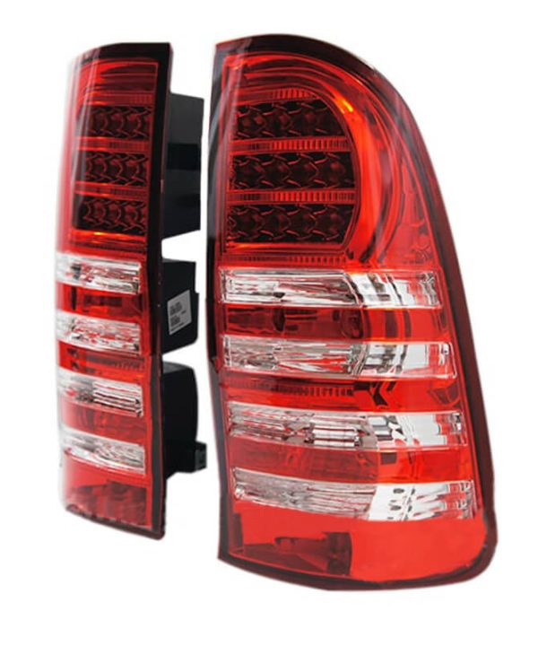 Alternative view of Πισινά Φανάρια Set Για Toyota Hilux Vigo 05-15 Led Κόκκινο/Crystal Eagle Eyes