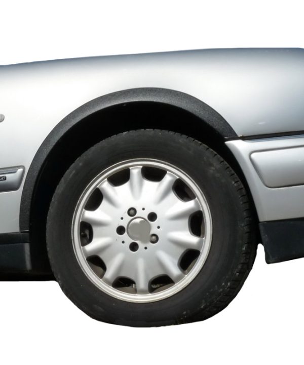 Kimpiris - Πλαινά Φτερά Για Mercedes-Benz E-Class W211 02-09 Από Ανοξείδωτο Ατσάλι Μαύρα Ματ 4 Τεμάχια