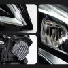 Μπροστινά Φανάρια Set Για Mercedes-Benz GLA X156 14-17 Upgrade Σε Facelift Look Μαύρα Full Led DRL Με Μοτέρ Carner - Image 3