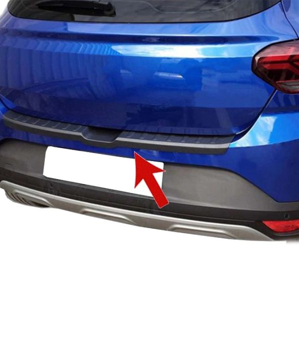 Alternative view of Προστατευτικό Πίσω Προφυλακτήρα Για Dacia Sandero Stepway 2020+ Από Abs Πλαστικό Μαύρο Μονοκόμματο