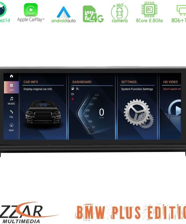 Kimpiris - Bizzar Plus Edition BMW Z4 E89 Android14 8Core (8+128GB) Navigation Multimedia 10.25" HD Anti-reflection
