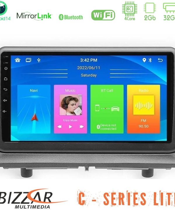 Kimpiris - Bizzar C Series Lite 4Core Android14 2+32GB  Dodge Nitro 2007-2011 Navigation Multimedia Tablet 9"