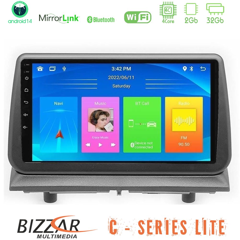 Kimpiris - Bizzar C Series Lite 4Core Android14 2+32GB Dodge Nitro 2007-2011 Navigation Multimedia Tablet 9"