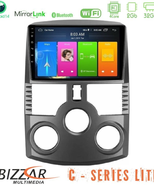 Kimpiris - Bizzar C Series Lite 4Core Android14 2+32GB  Daihatsu Terios Navigation Multimedia Tablet 9"