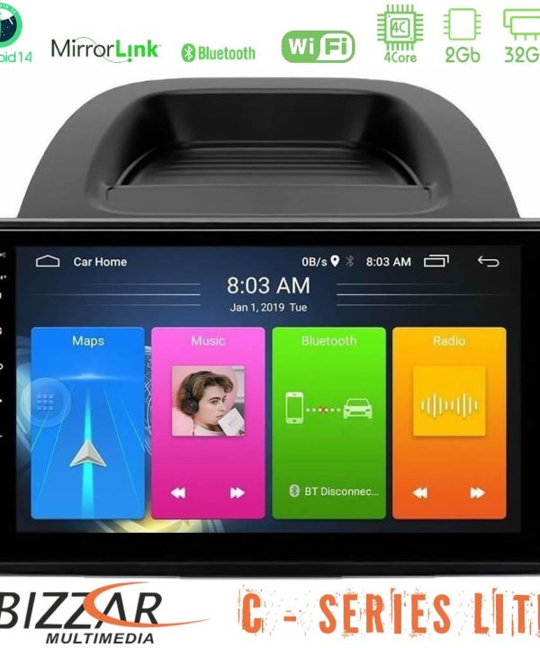 Kimpiris - Bizzar C Series Lite 4Core Android14 2+32GB  Ford Ecosport 2018-2020 Navigation Multimedia Tablet 10"