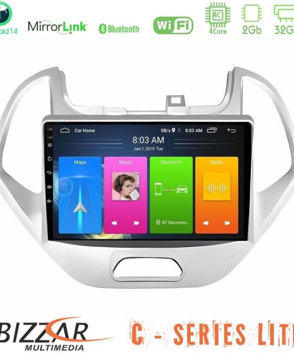 Kimpiris - Bizzar C Series Lite 4Core Android14 2+32GB Ford KA 2016-2020 Navigation Multimedia Tablet 9"