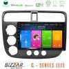 Kimpiris - Bizzar C Series Lite 4Core Android14 2+32GB  Honda Civic 2001-2005 Navigation Multimedia Tablet 9"