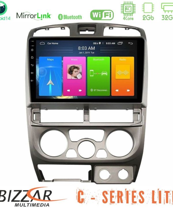 Kimpiris - Bizzar C Series Lite 4Core Android14 2+32GB  Isuzu D-Max 2004-2006 Navigation Multimedia Tablet 9"