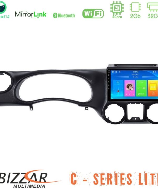 Kimpiris - Bizzar C Series Lite 4Core Android14 2+32GB  Jeep Wrangler 2011-2014 Navigation Multimedia Tablet 10"