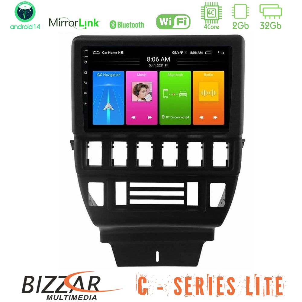 Kimpiris - Bizzar C Series Lite 4Core Android14 2+32GB Lada Niva Navigation Multimedia Tablet 9"