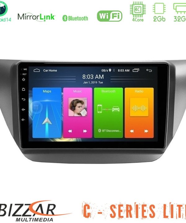 Kimpiris - Bizzar C Series Lite 4Core Android14 2+32GB  Mitsubishi Lancer 2004 – 2008 Navigation Multimedia Tablet 9"