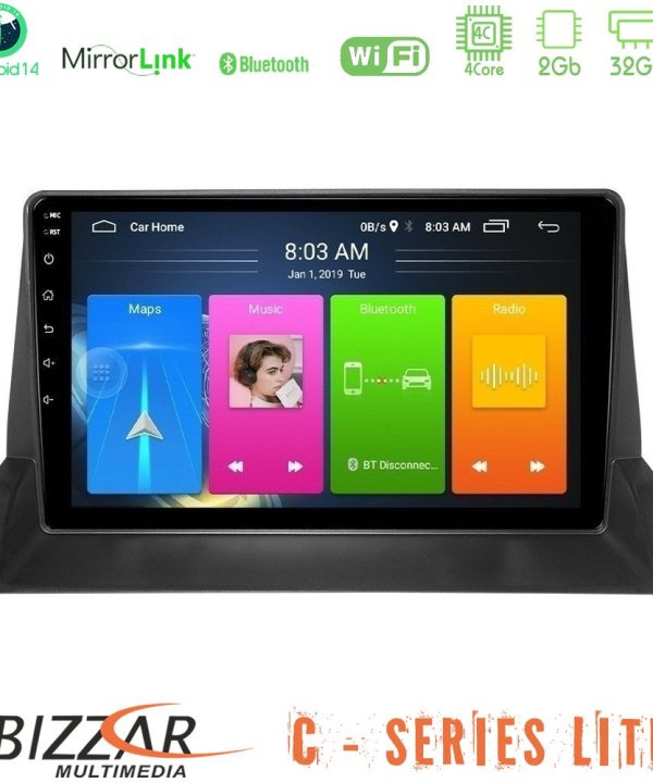 Kimpiris - Bizzar C Series Lite 4Core Android14 2+32GB  Mazda6 2002-2006 Navigation Multimedia Tablet 10"