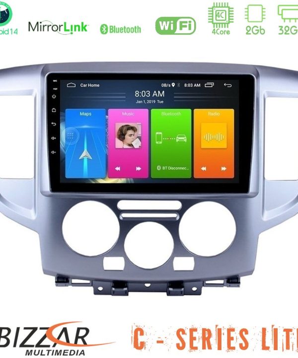 Kimpiris - Bizzar C Series Lite 4Core Android14 2+32GB  Nissan NV200 Navigation Multimedia Tablet 9"