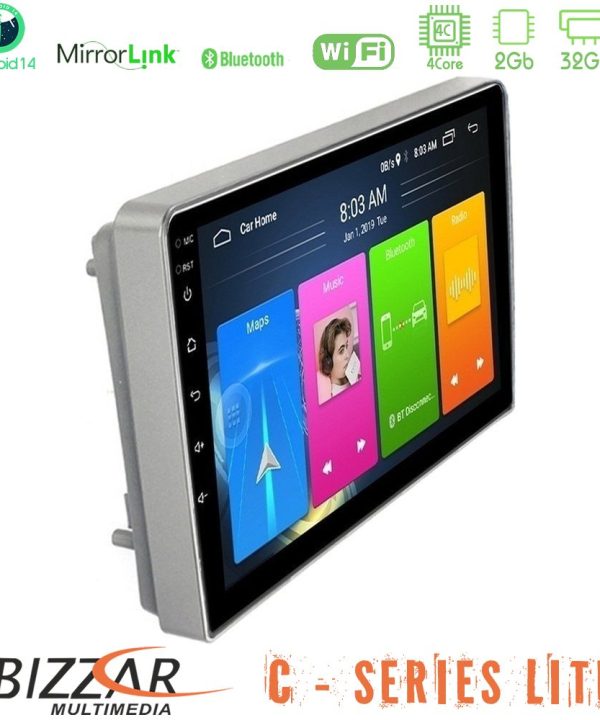 Kimpiris - Bizzar C Series Lite 4Core Android14 2+32GB  Opel Astra/Corsa/Antara/Zafira Navigation Multimedia Tablet 9"