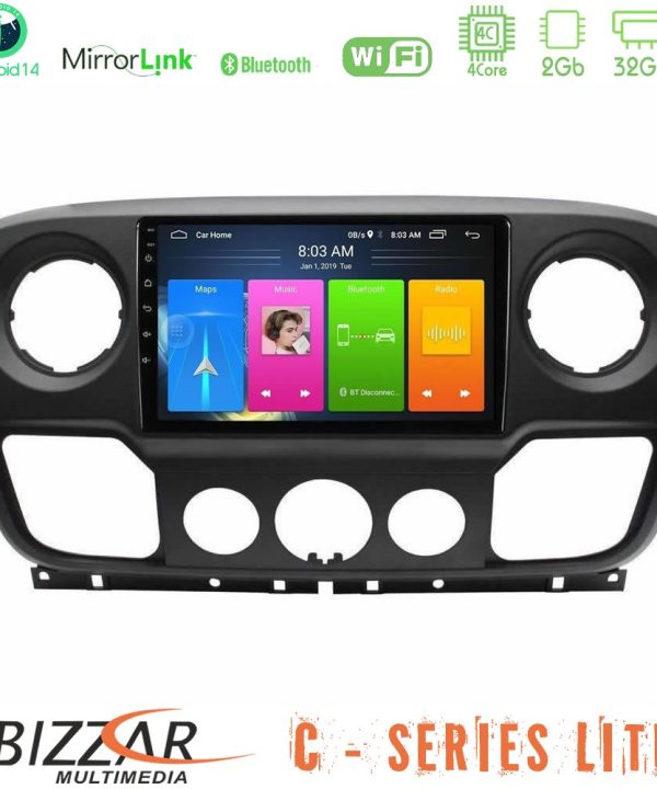 Kimpiris - Bizzar C Series Lite 4Core Android14 2+32GB Renault/Nissan/Opel Navigation Multimedia Tablet 10"