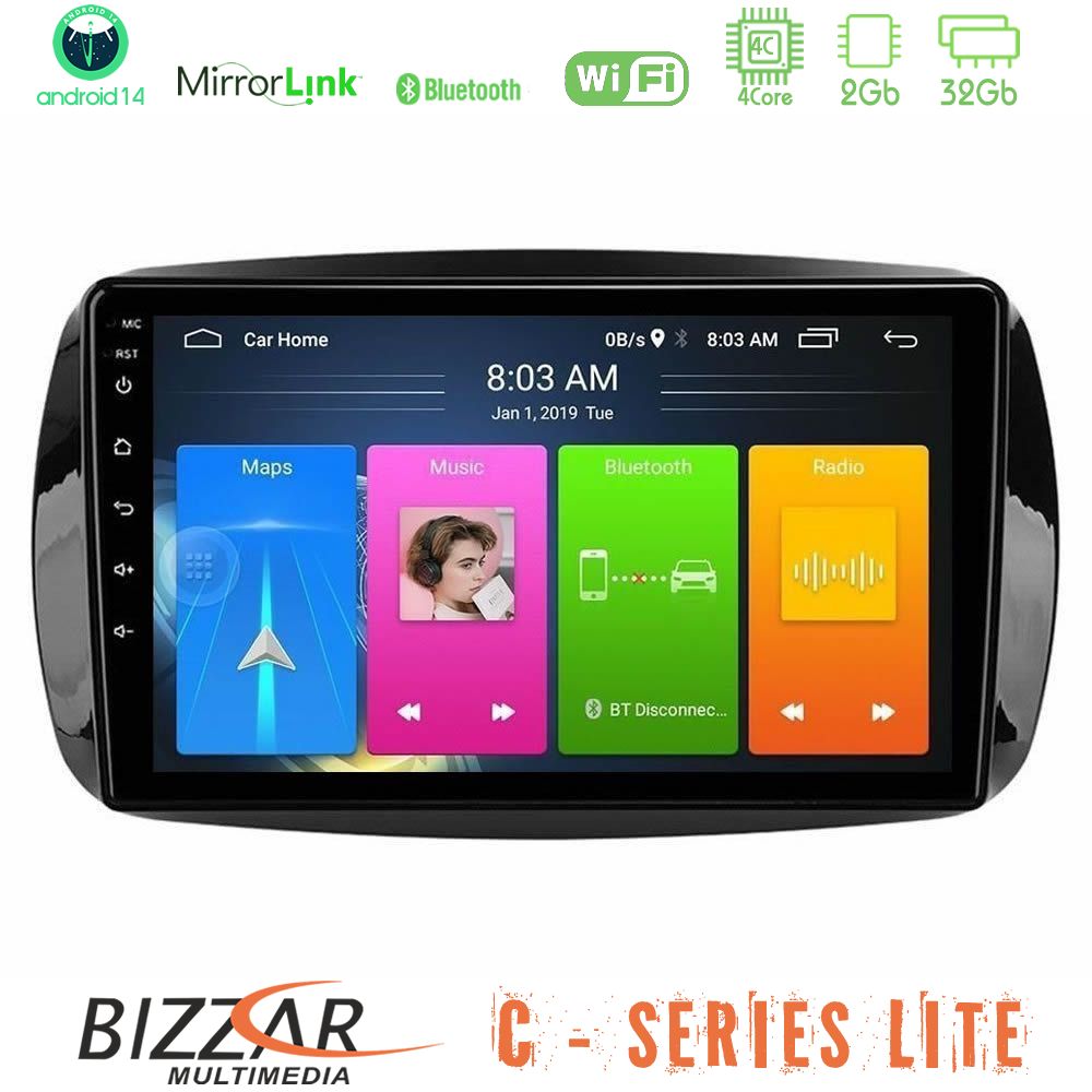 Kimpiris - Bizzar C Series Lite 4Core Android14 2+32GB Smart 453 Navigation Multimedia Tablet 9"