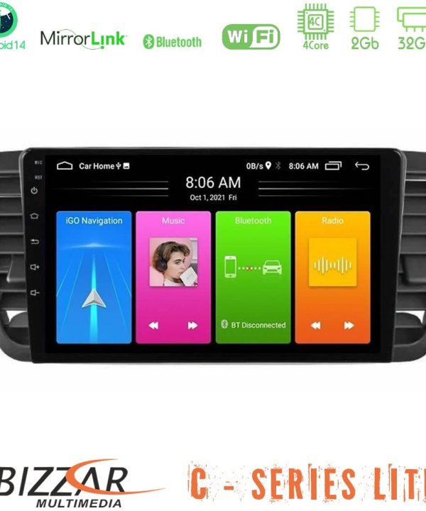 Kimpiris - Bizzar C Series Lite 4Core Android14 2+32GB  Subaru Legacy/Outback 2002-2008 Navigation Multimedia Tablet 9"