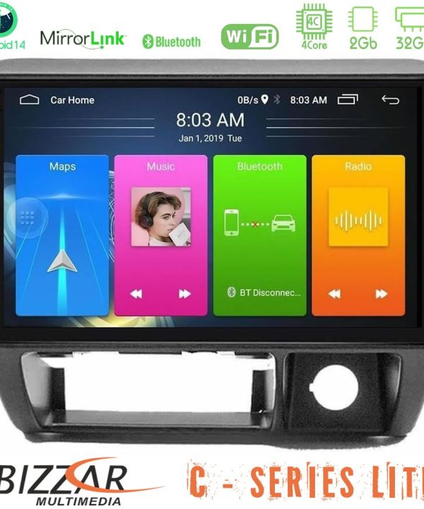 Kimpiris - Bizzar C Series Lite 4Core Android14 2+32GB Suzuki Jimny 1998-2005 Navigation Multimedia Tablet 9"