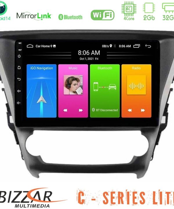 Kimpiris - Bizzar C Series Lite 4Core Android14 2+32GB  Toyota Avensis 2015-2018 Navigation Multimedia Tablet 9"