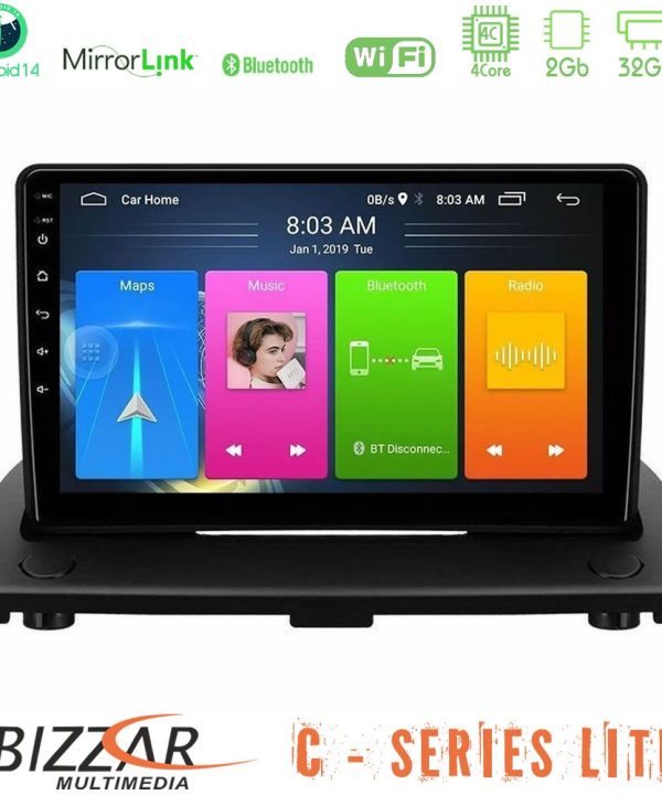 Kimpiris - Bizzar C Series Lite 4Core Android14 2+32GB  Volvo XC90 2006-2014 Navigation Multimedia Tablet 9"