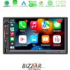 Kimpiris - Bizzar 2DIN Deck 4core Android13 4+32GB Navigation Multimedia Deckless 7" με Carplay/AndroidAuto
