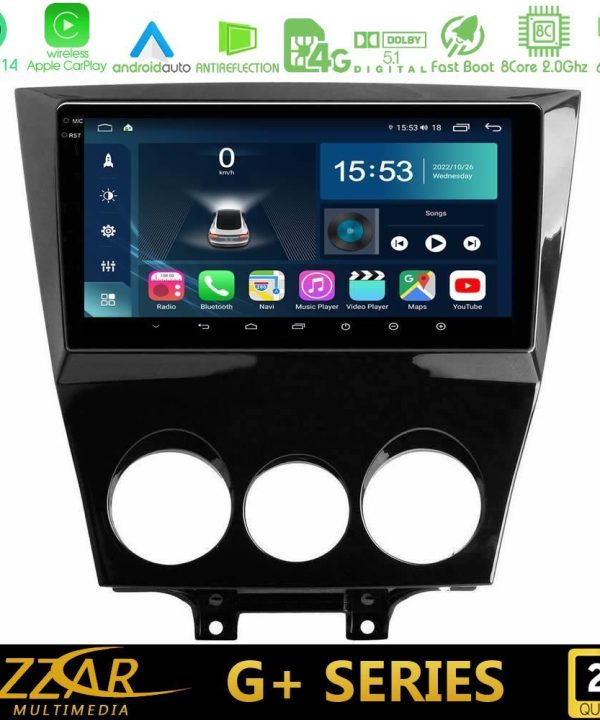 Kimpiris - Bizzar G+ Series Mazda RX8 2008-2012 8Core Android14 6+128GB Navigation Multimedia Tablet 9"