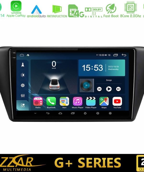 Kimpiris - Bizzar G+ Series Skoda Fabia 2015-2021 8core Android14 6+128GB Navigation Multimedia Tablet 9"
