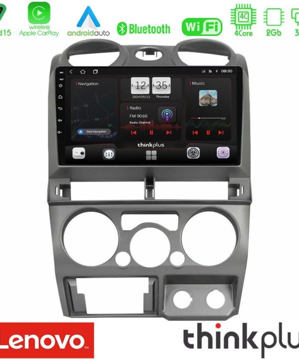 Kimpiris - Lenovo Thinkplus Series 4Core Android15 2+32GB  Isuzu D-Max 2007-2011 Navigation Multimedia Tablet 9" Με Carplay & Android Auto