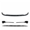 Kimpiris - Μπροστινό Spoiler Για Mercedes-Benz A-Class W177 18-23 Hatchback / Sedan Amg Line Γυαλιστερό Μαύρο 3 Τεμάχια