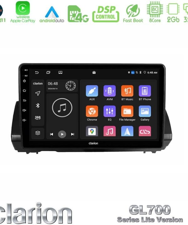 Kimpiris - Clarion GL700 Lite Series 8Core Android11 2+32GB Dacia Sandero/Logan/Jogger 2022-> Navigation Multimedia Tablet 9" Με Carplay & Android Auto