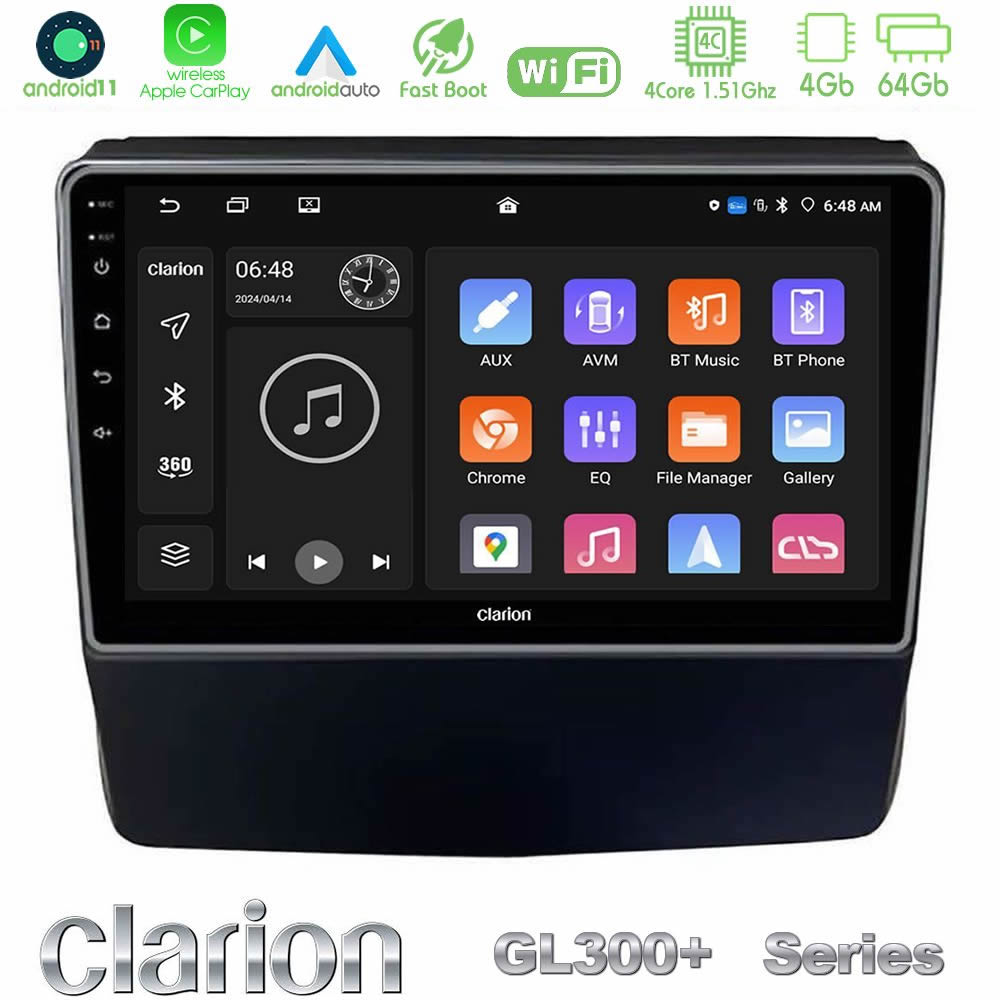 Kimpiris - Clarion GL300+ Series 4Core Android11 4+64GB Subaru Forester/Impreza 2018-2021 Navigation Multimedia Tablet 9"