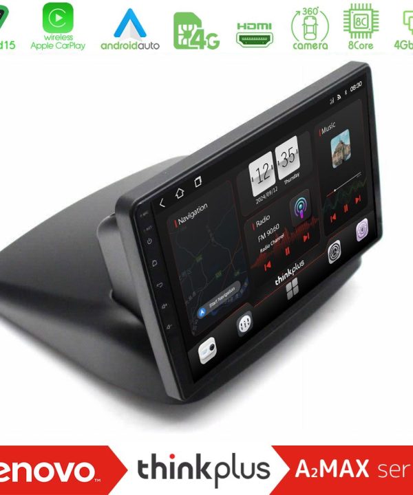 Kimpiris - Lenovo Thinkplus A2MAX Series 8Core Android15 4+64GB  Fiat Doblo 2002-2009 Navigation Multimedia Tablet 10"