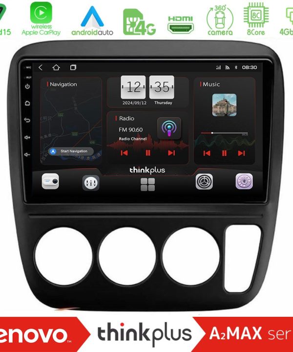 Kimpiris - Lenovo Thinkplus A2MAX Series 8Core Android15 4+64GB  Honda CRV 1997-2001 Navigation Multimedia Tablet 9"