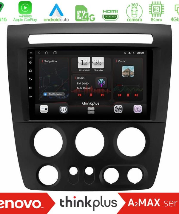 Kimpiris - Lenovo Thinkplus A2MAX Series 8Core Android15 4+64GB  Hummer H3 2005-2009 Navigation Multimedia Tablet 9"