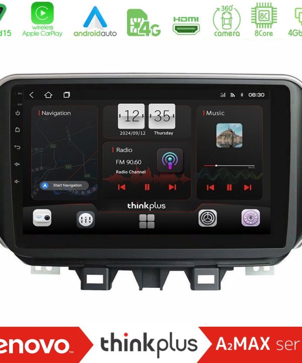 Kimpiris - Lenovo Thinkplus A2MAX Series 8Core Android15 4+64GB  Hyundai ix35 Navigation Multimedia Tablet 10"