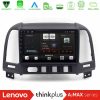 Kimpiris - Lenovo Thinkplus A2MAX Series 8Core Android15 4+64GB Hyundai Santa Fe 2006-2013 Navigation Multimedia Tablet 10"