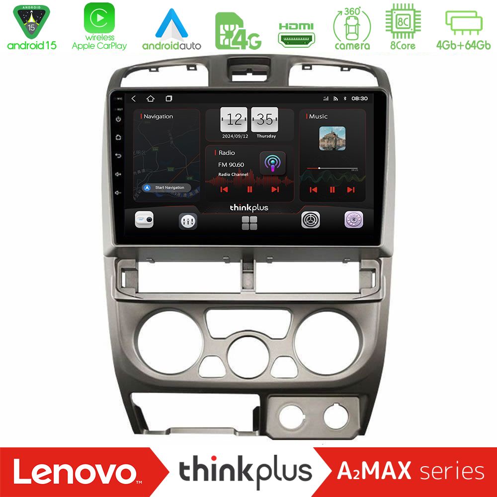 Lenovo Thinkplus A2MAX Series 8Core Android15 4+64GB Isuzu D-Max 2004 ...
